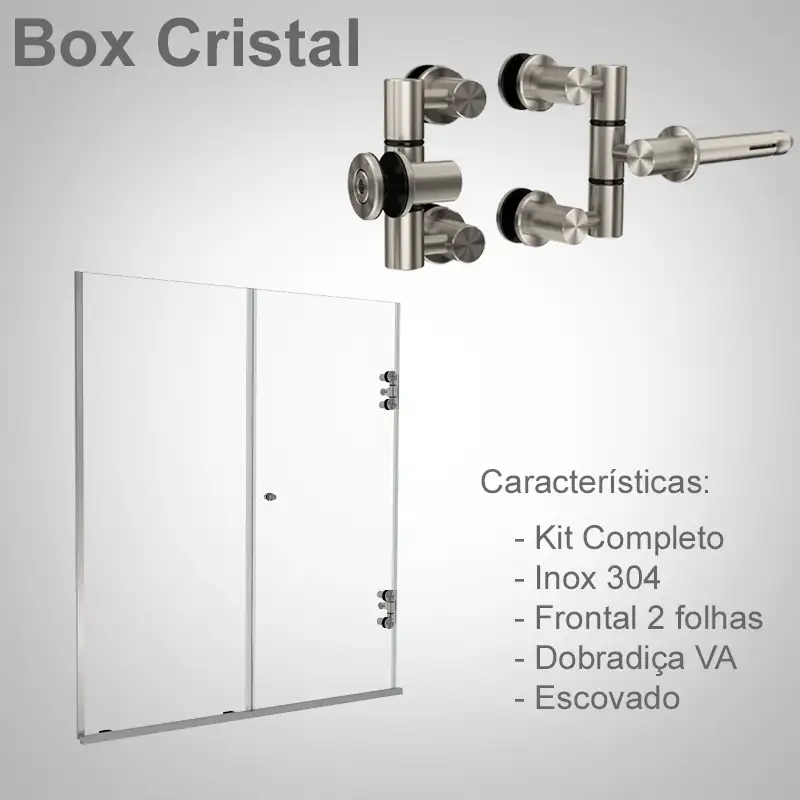 Frontal 2 Folhas Escovado